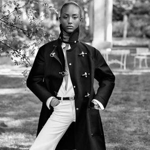 Kenneth Cole Reaction toggle closure Hooded Coat